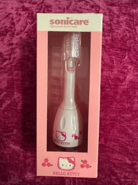 Vintage Y2K 2001 Sonicare Hello Kitty Replacement Brush Head - Pink & White